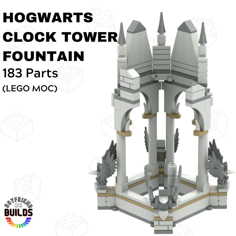 LEGO MOC HP Clock Tower Fountain by boyfriendbuilds | Rebrickable 