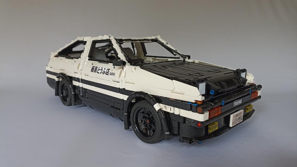 trueno anime car, initial d anime 