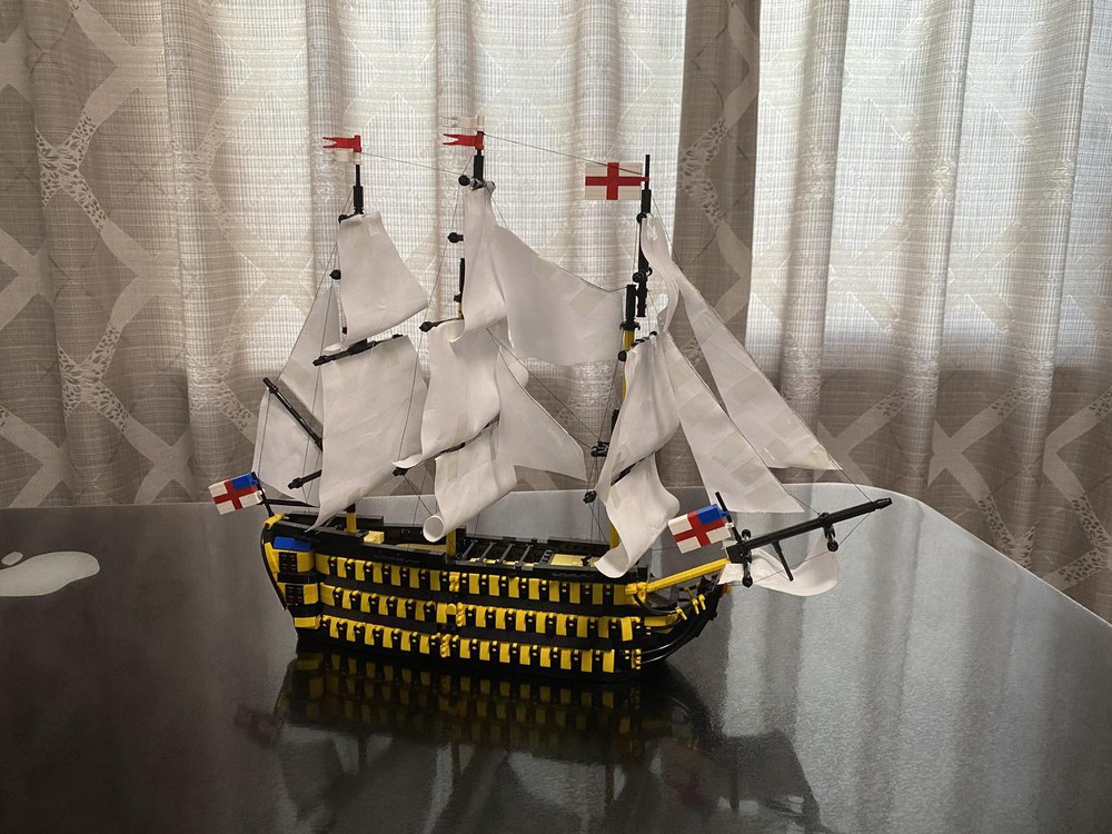 LEGO MOC HMS Victory by lailao | Rebrickable - Build with LEGO