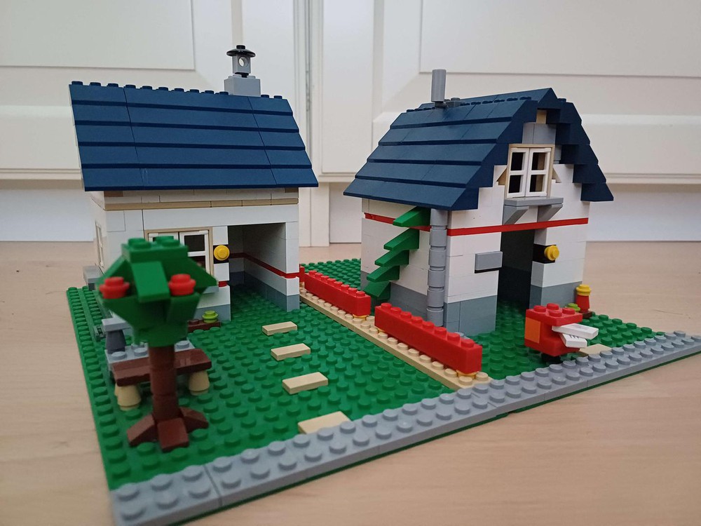 LEGO MOC Neighbouring Houses by Gymlead11b | Rebrickable - Build with LEGO