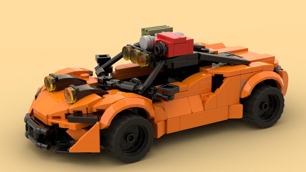 LEGO MOC Offroad Mclaren Artura by Ht. Bricks Rebrickable Build with LEGO