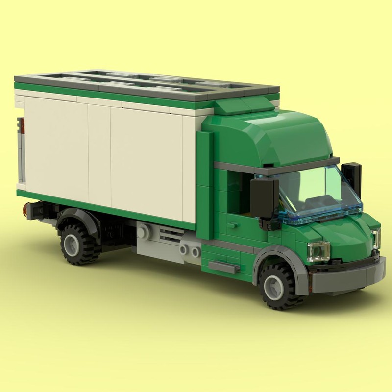 LEGO MOC Cargo Luton Van by Wacky Rebrickable Build with LEGO