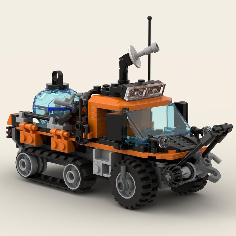 LEGO MOC Arctic Utility Half-Track by Wacky | Rebrickable - Build