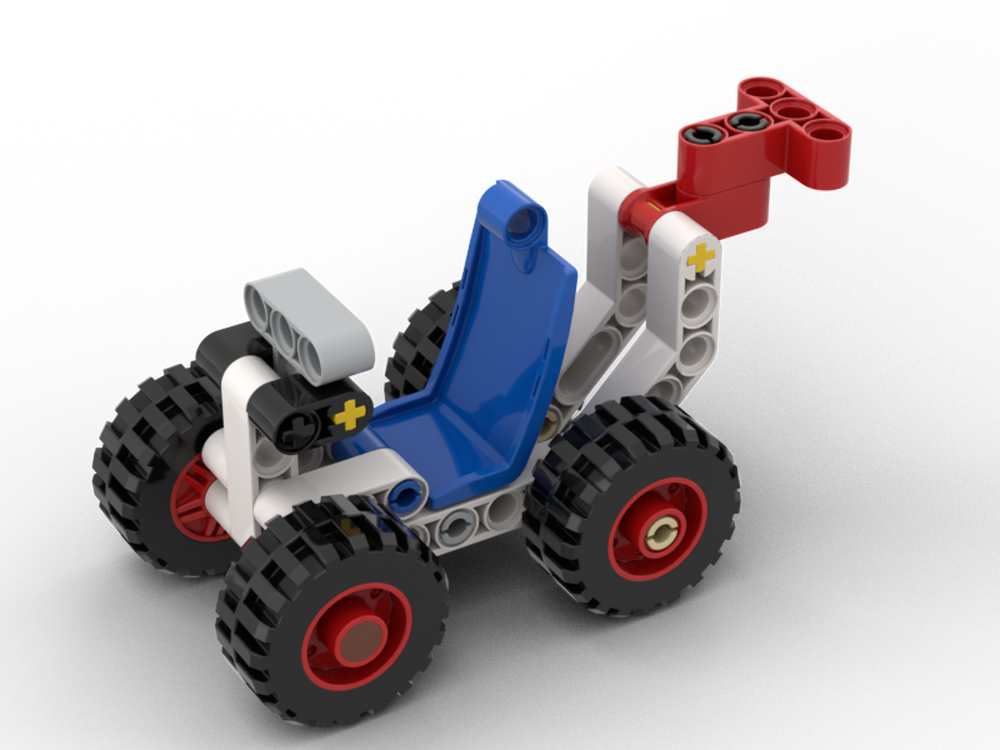 LEGO MOC Off Road Car by Kid Stripes | Rebrickable - Build with LEGO