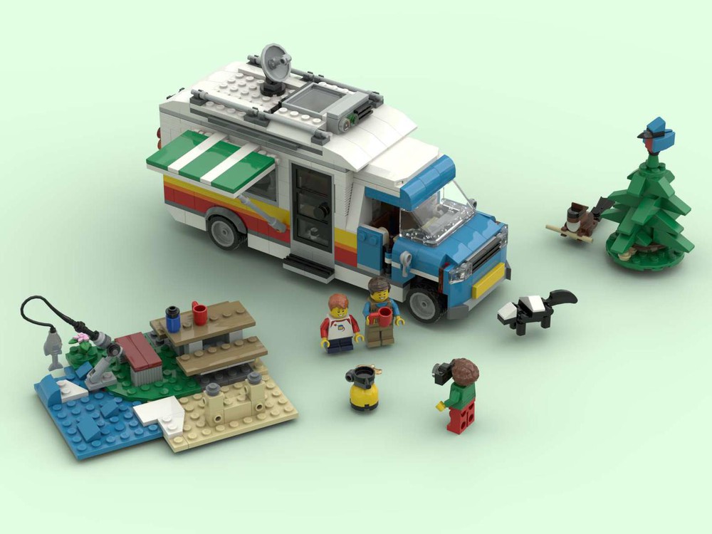 LEGO MOC 31108 The new camper van Alternative Build by GeneralPix Rebrickable Build with LEGO