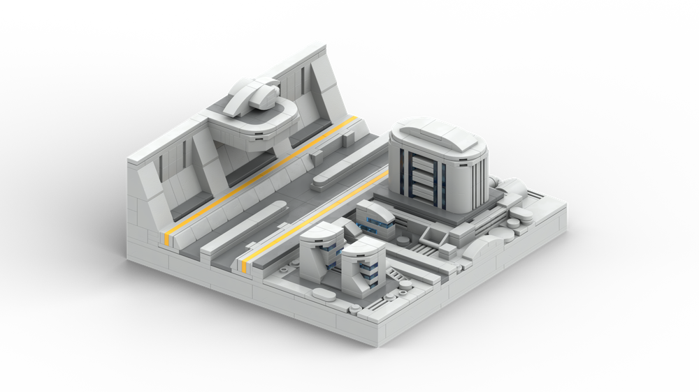LEGO MOC Coruscant Diorama By Blockwise Rebrickable Build With LEGO lego-moc-coruscant-diorama-by-blockwise-rebrickable-build-with-lego