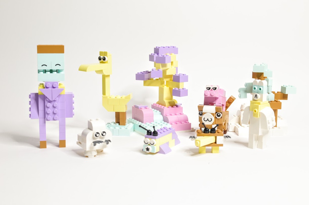 LEGO MOC 11028 - set 1 of pastel fun by BloodyPun
