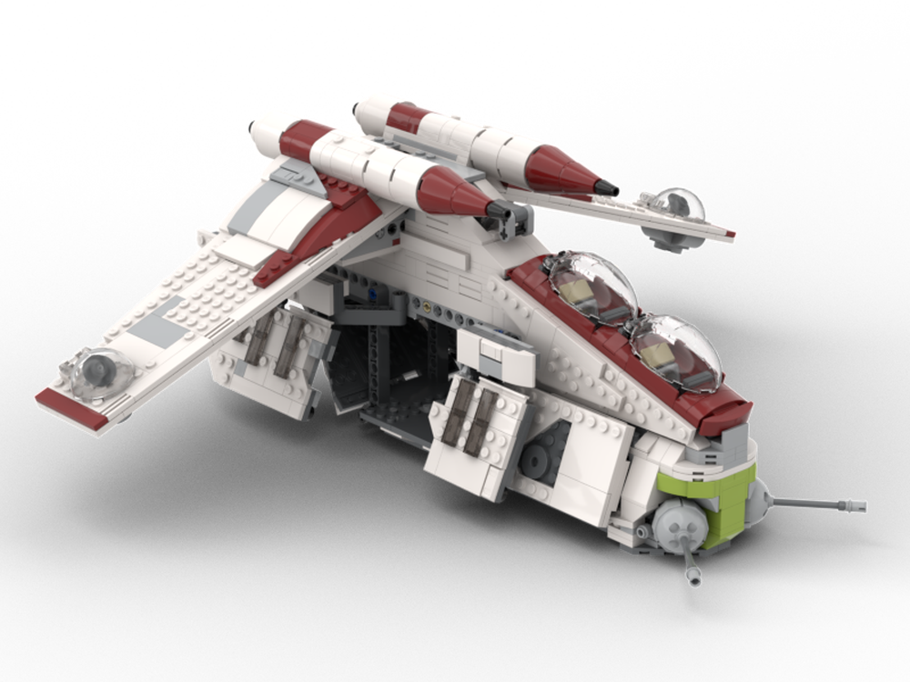LEGO MOC LAAT Republic Attack Gunship Regular by JRBricks22 ...