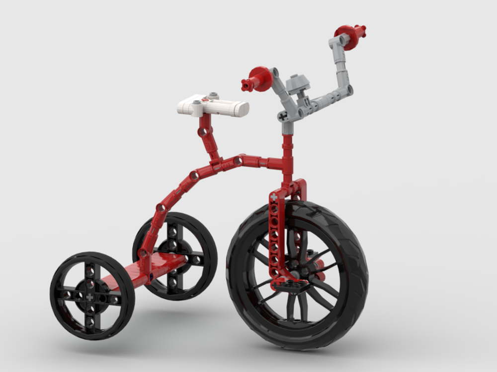 LEGO MOC Jigsaw's Tricycle by youPeter Rebrickable Build with LEGO