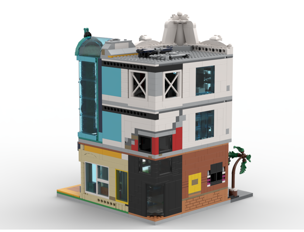 LEGO MOC-158174 Downtown Arcade by Brick Artisan | Rebrickable - Build ...