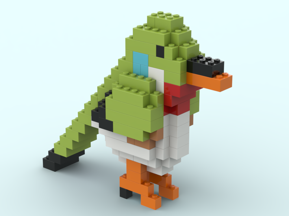 LEGO MOC 11030 Cuban Tody by Pikminfan67 | Rebrickable - Build with LEGO