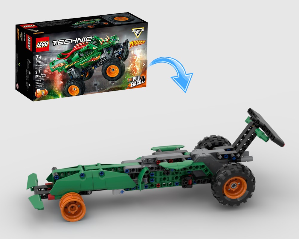 LEGO MOC-158285 Drag Racer 42149 Alternative by ErikGS | Rebrickable ...
