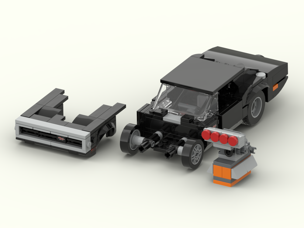 LEGO MOC-158305 1968 Dodge Charger Promod - 76912 based by