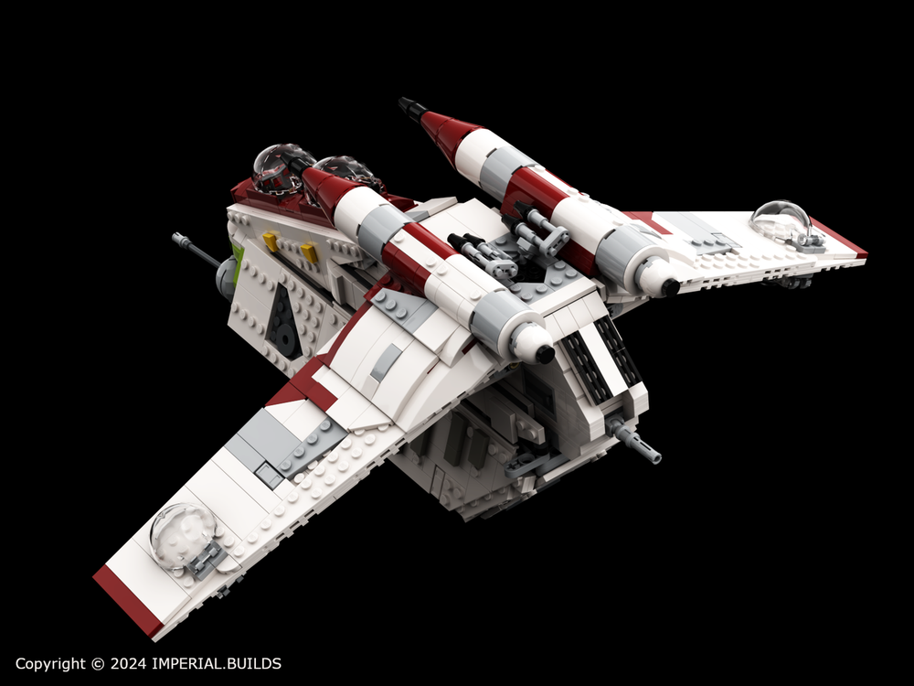 LEGO MOC Republic Gunship LAAT (Clone Wars) by Imperial Builds ...