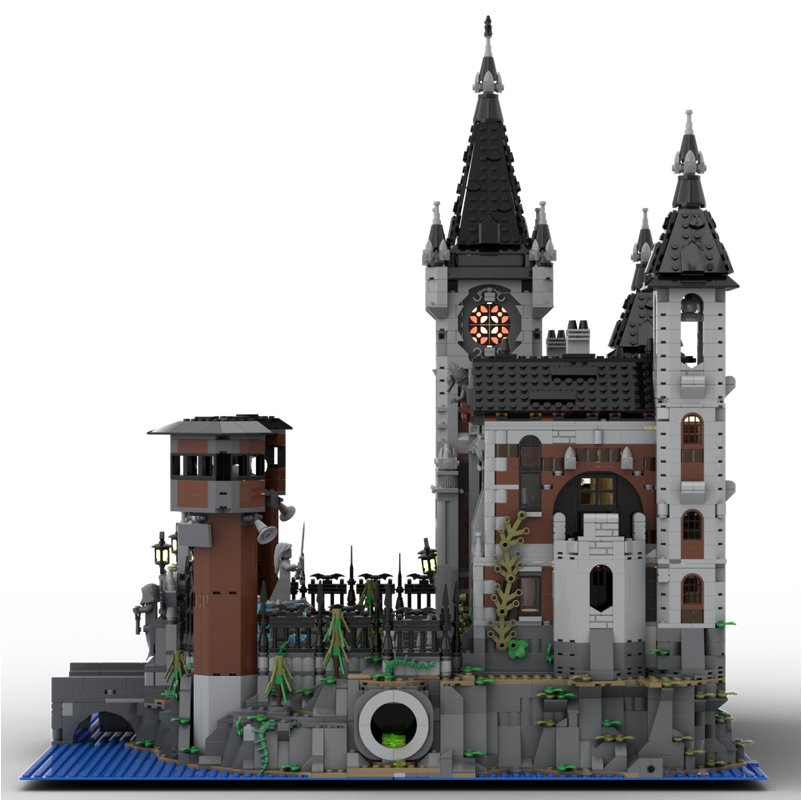 LEGO MOC Modular Arkham Asylum by Dream Build Bricks Rebrickable