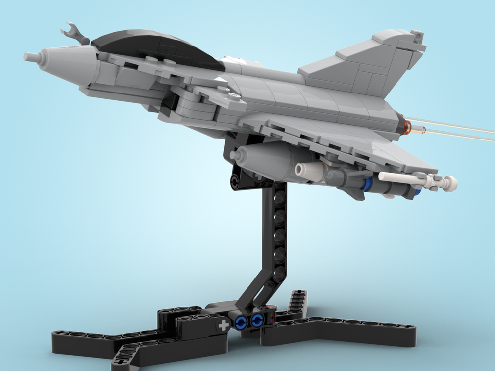 LEGO MOC Rafale (1/72 scale) by abracada_brick | Rebrickable