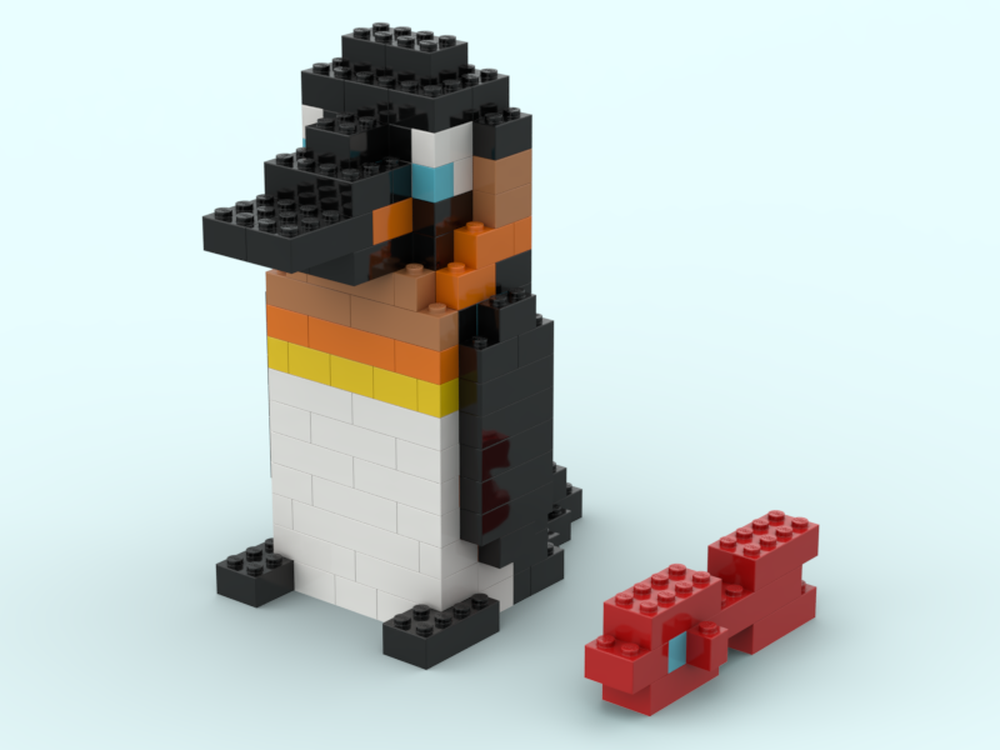 LEGO MOC 11030 King Penguin by Pikminfan67 | Rebrickable - Build with LEGO