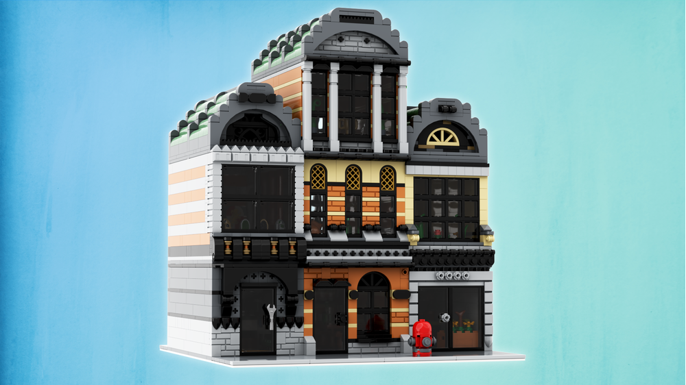 LEGO MOC Old factory modular building by JuliaBuilds | Rebrickable ...