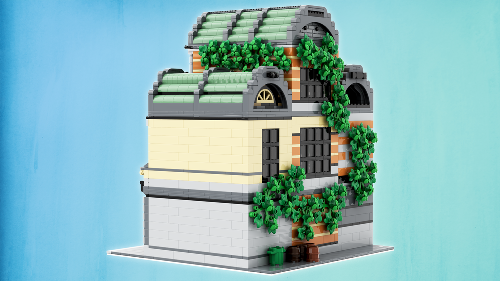 LEGO MOC Old factory modular building by JuliaBuilds | Rebrickable ...
