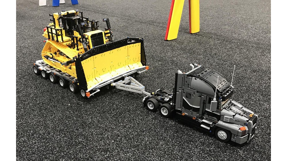LEGO MOC Heavy Haulage Platform Trailer by Smudge | Rebrickable - Build ...