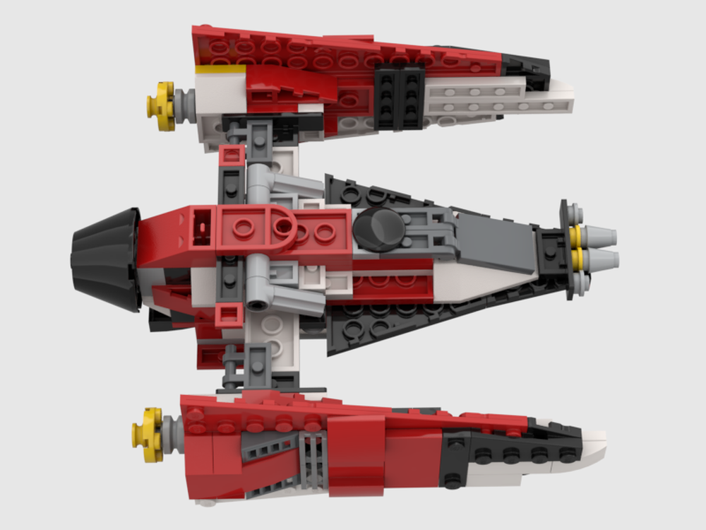 LEGO MOC-158680 31047 Starfighter Red II by R4D3K | Rebrickable - Build ...