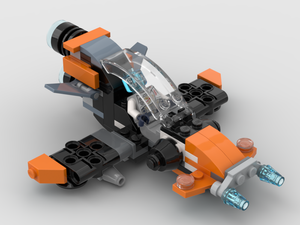 LEGO MOC 31111 Light Starfighter I by R4D3K | Rebrickable - Build with LEGO