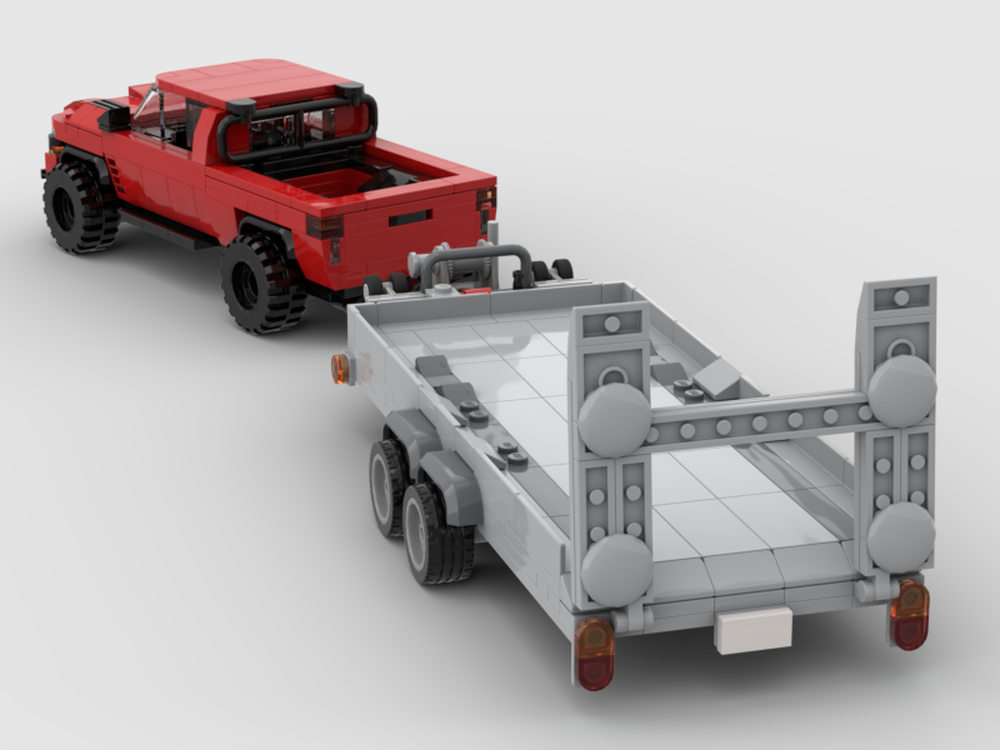 LEGO MOC 2021 Ram 1500 TRX with Vehicle Trailer by toms8wides ...