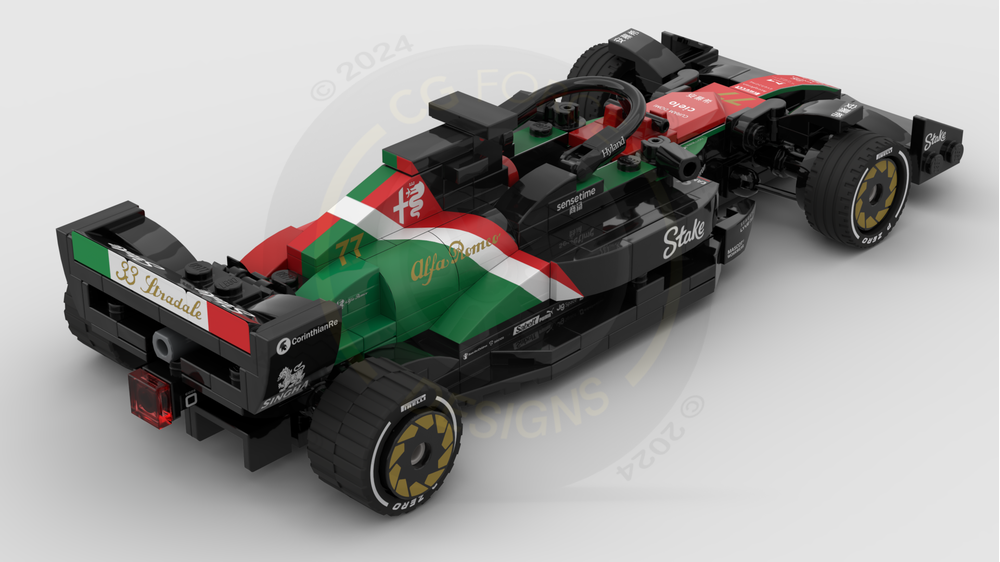 LEGO MOC F1 Alfa Romeo C43 - Monza by CGForceDesigns | Rebrickable ...