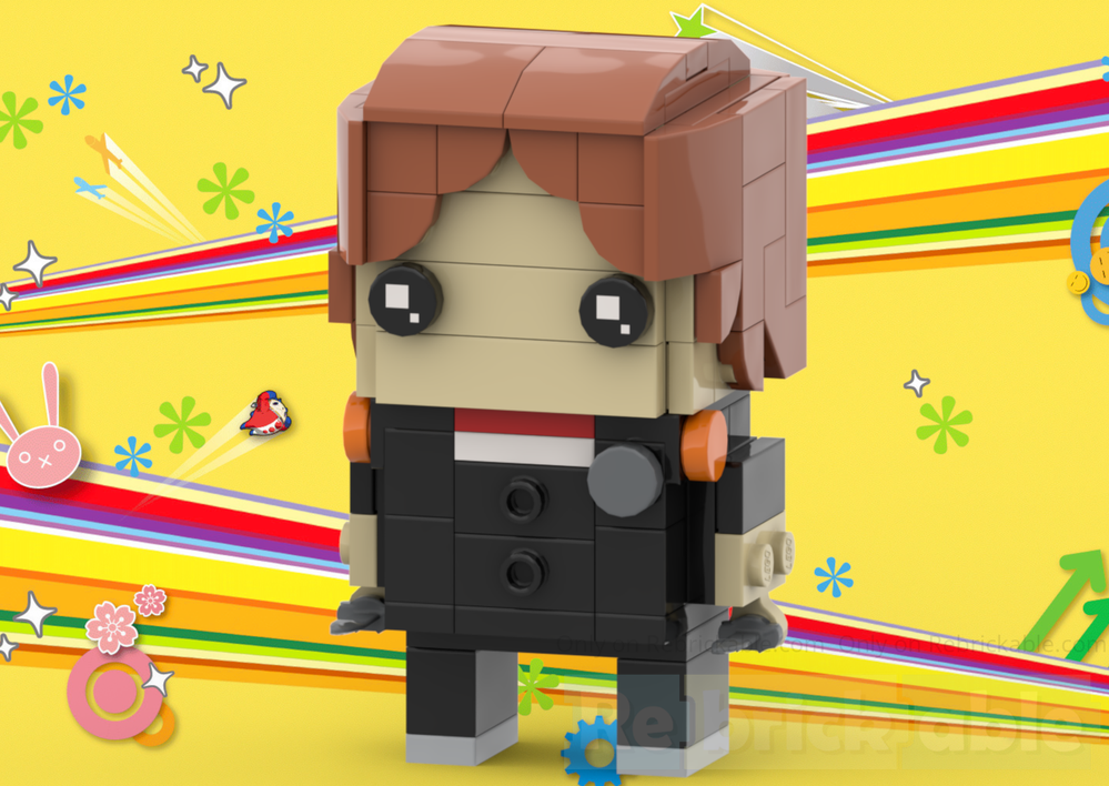 LEGO MOC Yosuke Hanamura BrickHead - Persona 4 by GoldengamerLego ...