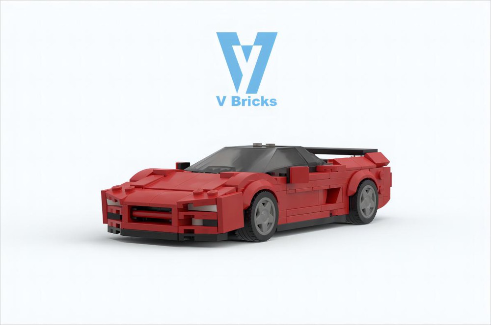 LEGO MOC 1990 Acura NSX by VBricks | Rebrickable - Build with LEGO