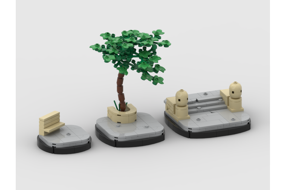 LEGO MOC Minifig round display THEED by thelegowolfpack | Rebrickable ...