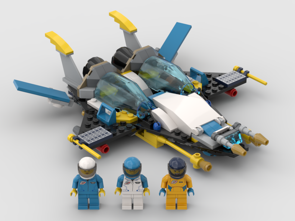 LEGO MOC 60354 Starfighter III by R4D3K | Rebrickable - Build with LEGO