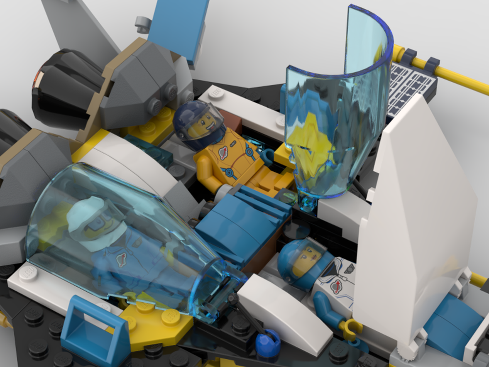 LEGO MOC 60354 Starfighter III by R4D3K | Rebrickable - Build with