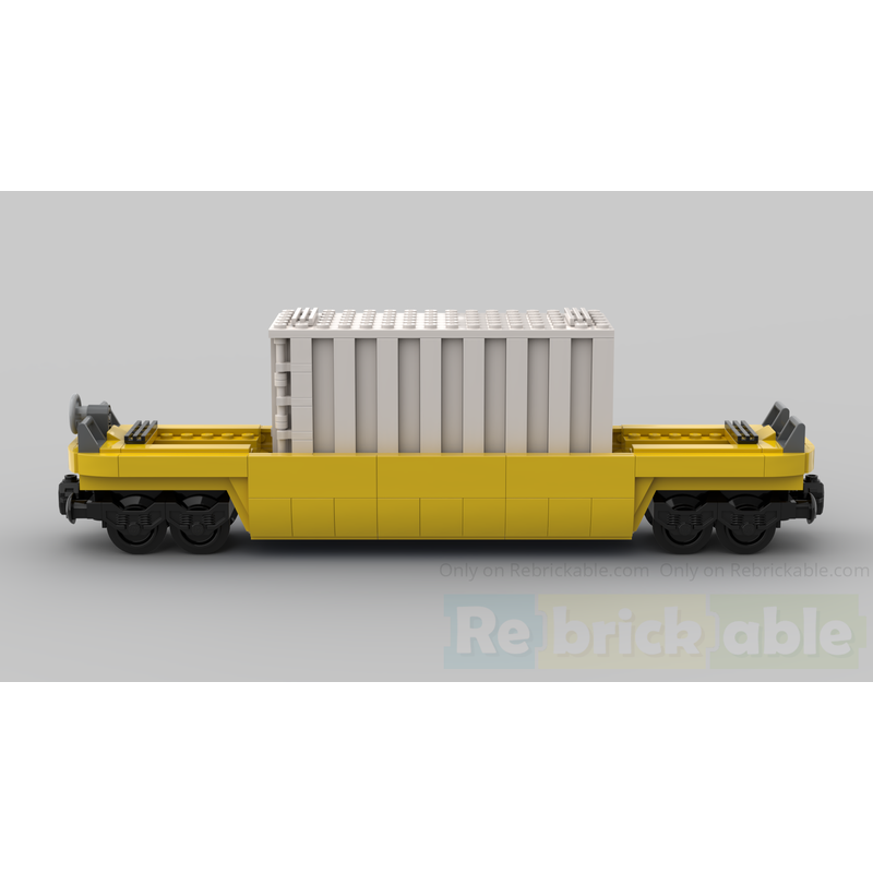 LEGO MOC-159041 TTX Container Car with a 20ft container by josszo ...