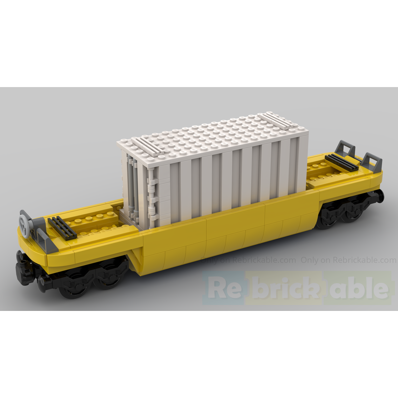 LEGO MOC-159041 TTX Container Car with a 20ft container by josszo ...