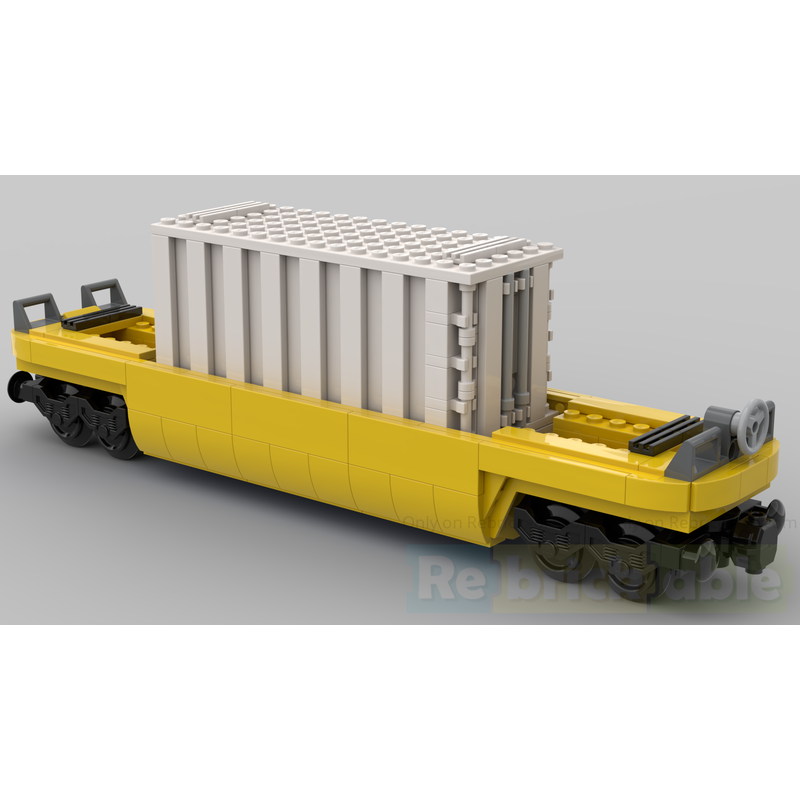 LEGO MOC-159041 TTX Container Car with a 20ft container by josszo ...
