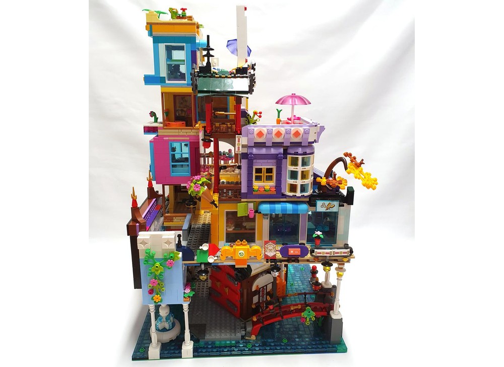 LEGO MOC-159071 Ninjago City Apartments by icedragonj | Rebrickable ...