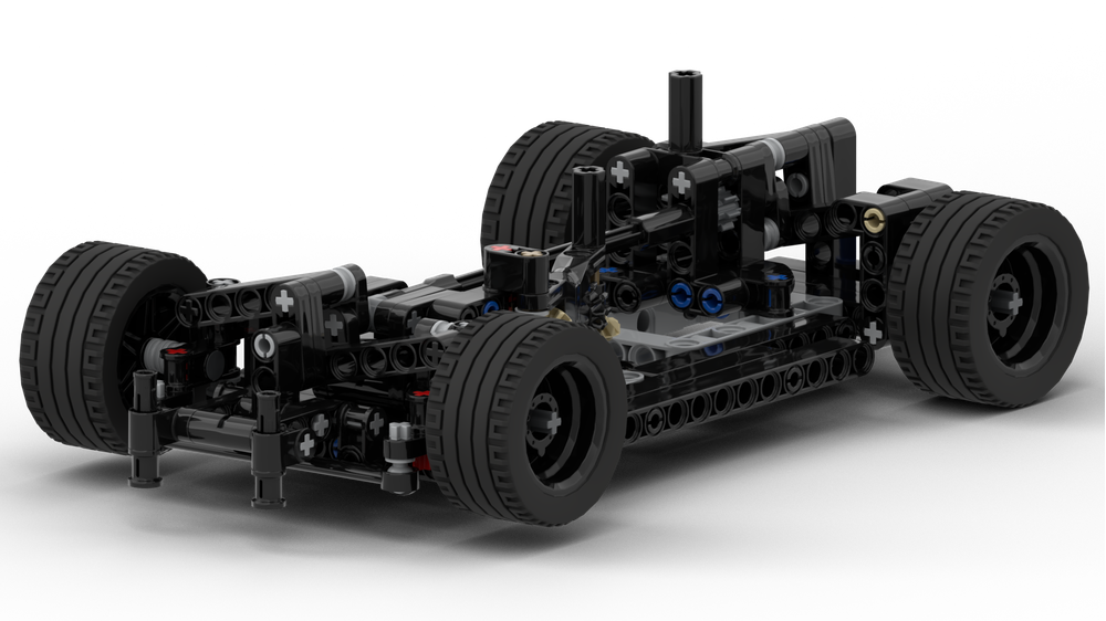 LEGO MOC Adjustable Camber Chassis By RomAuLait | Rebrickable - Build ...