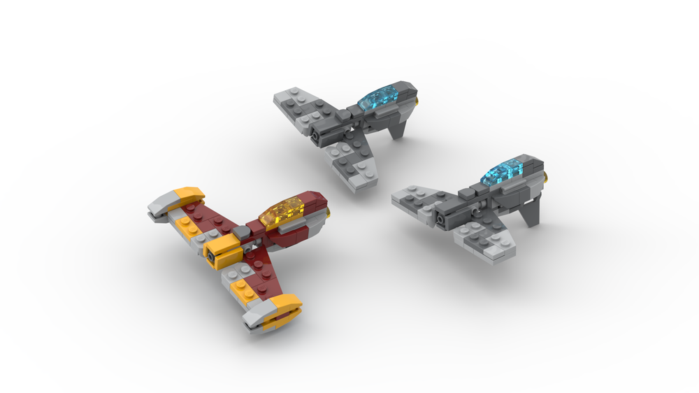 LEGO MOC Shin Hati's Starfighter Escorts by SafeBrickz