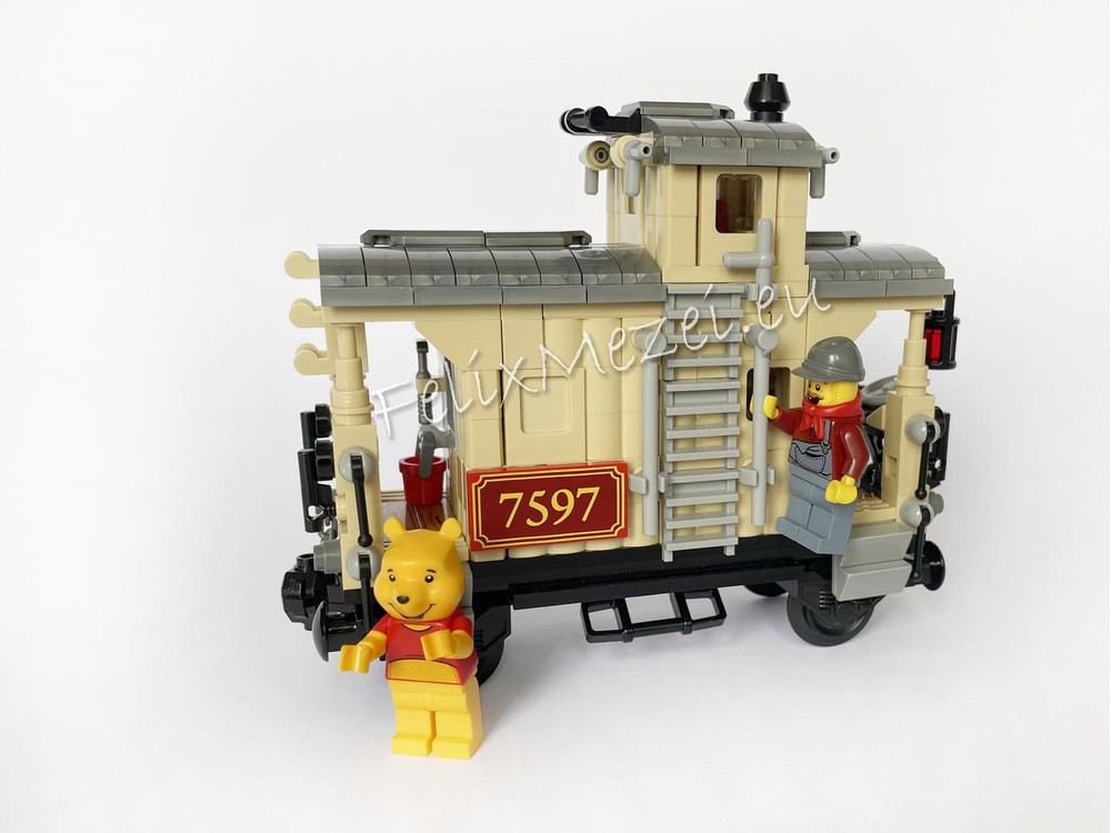 LEGO MOC-159156 Caboose (Rio Grande inspired) Train Carriage by Felix ...