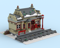 LEGO MOC Winter Modular Hogsmeade Station - Modification of LEGO MOC Winter Modular Hogsmeade Station - Modification of