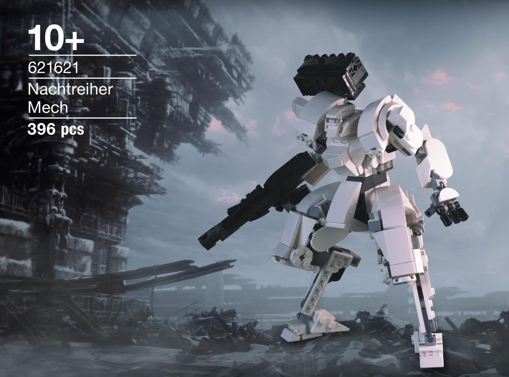 LEGO MOC Armored Core - Nachtreiher Mech by RV1Z | Rebrickable - Build ...