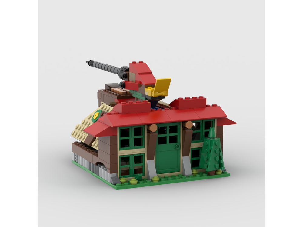 LEGO MOC A(T-TE) Frame Log Cabin (LEGO 31048 Lakeside Lodge Alt Build ...