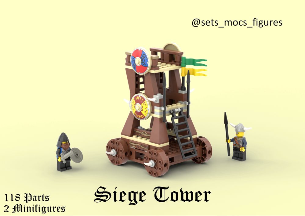 LEGO MOC Siege Tower by sets_mocs_figures Rebrickable Build with LEGO