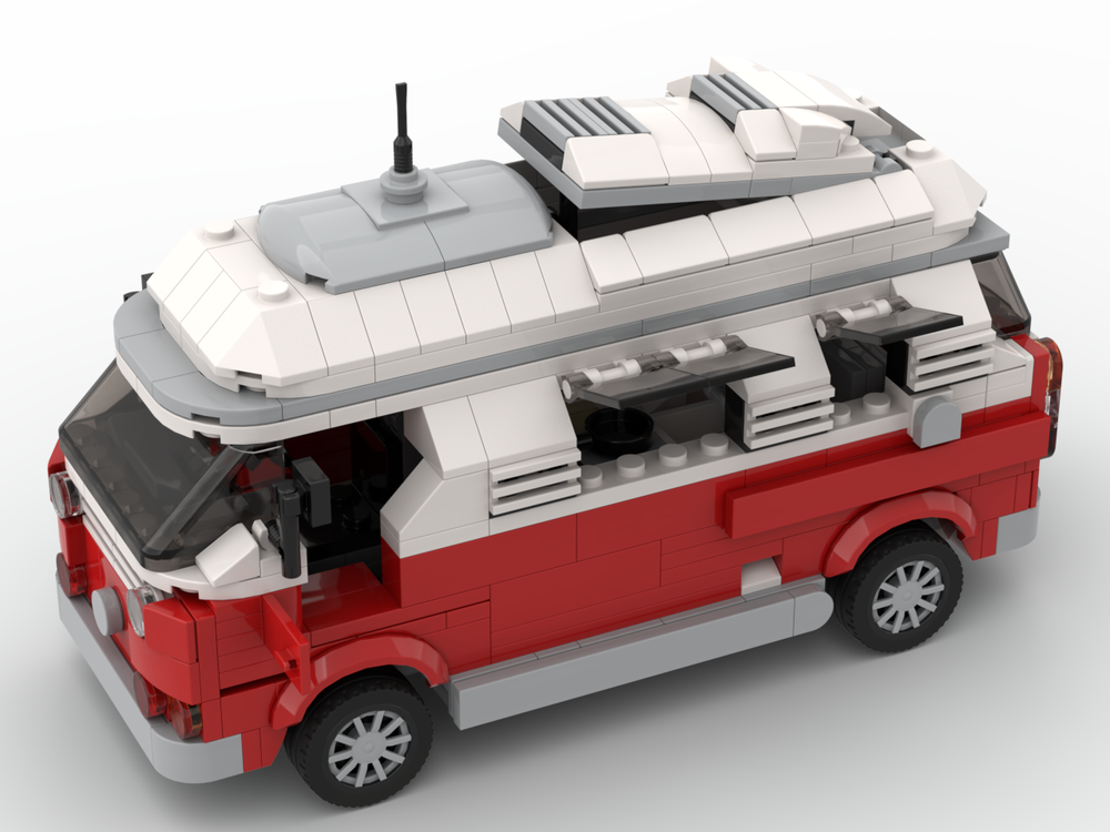 LEGO MOC-159241 Mini motorhome by player H | Rebrickable - Build with LEGO