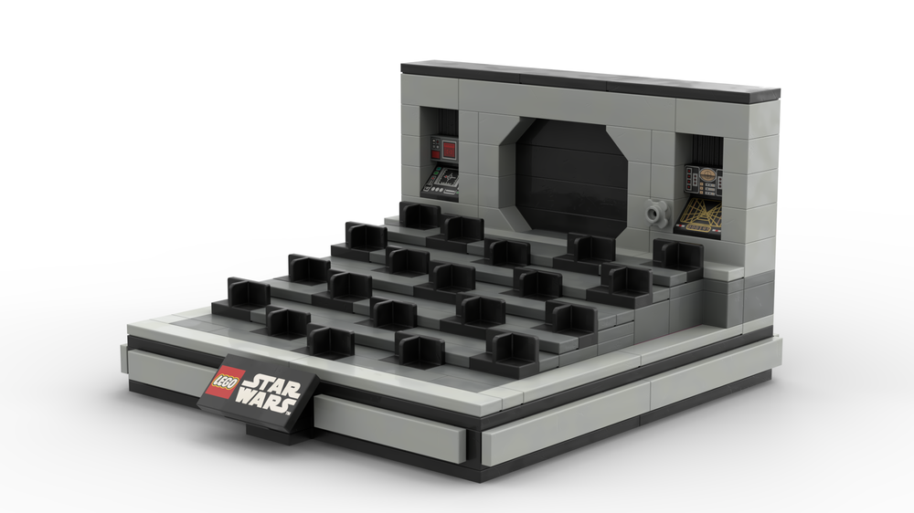 LEGO MOC LEGO Star Wars Minifigure Display Stand (V2) Fits 20 Figures