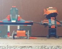 Lego Mechs: The Base and Saw Mech