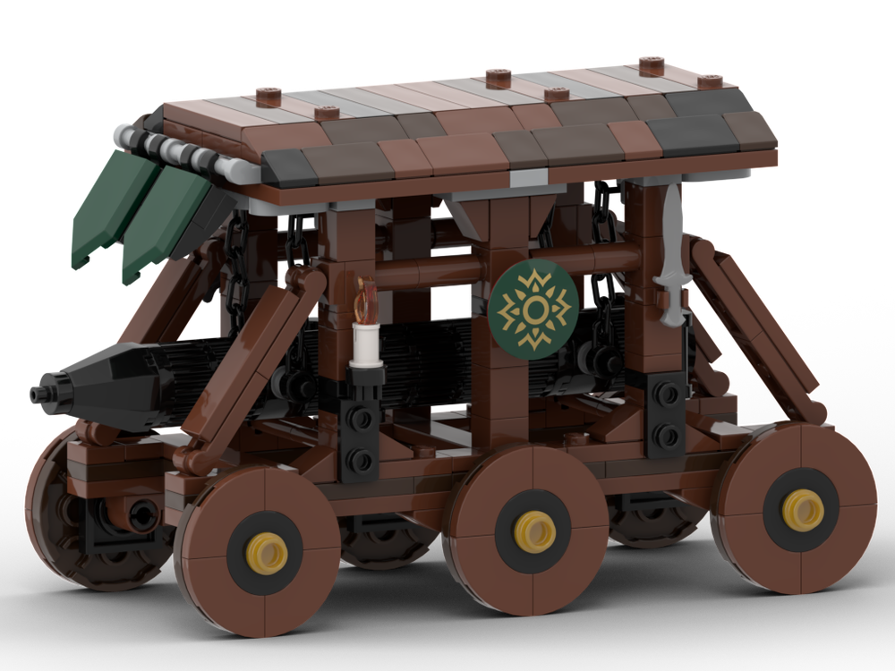 LEGO MOC-159309 Medieval Battering Ram by Huebre | Rebrickable - Build ...