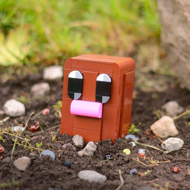 LEGO MOC Diglet by pino_creations | Rebrickable - Build with LEGO