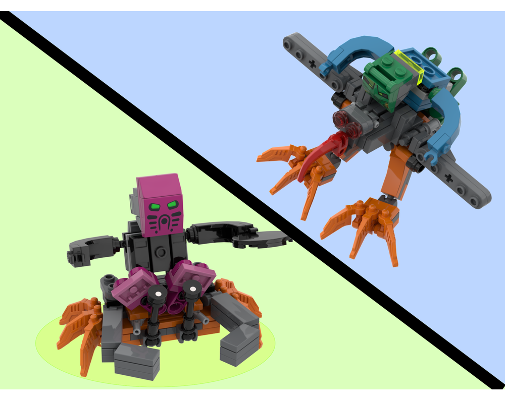 LEGO MOC System Rahi: Ussal Crab & Kewa by Vantablank27